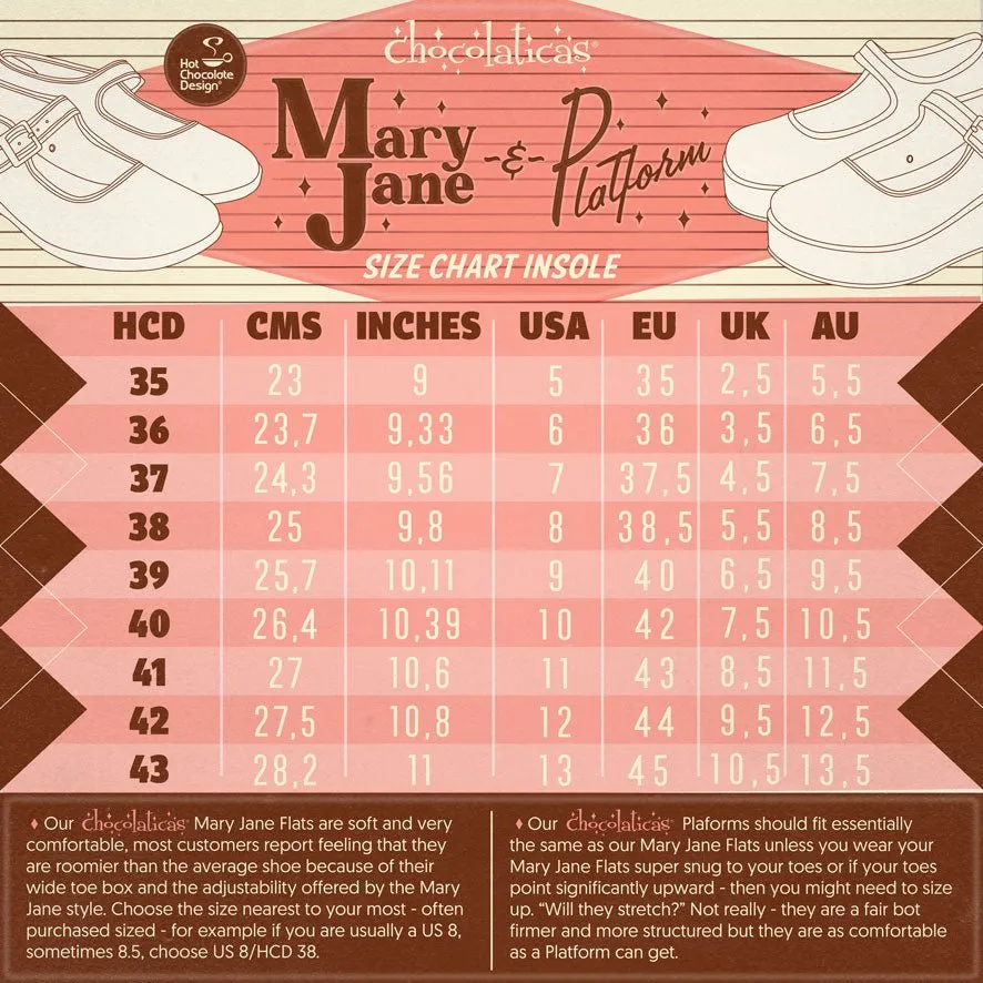 Chocolaticas® BAROQUE CAKE Women's Mary Jane Flat